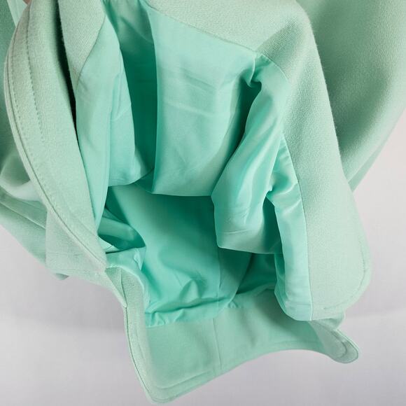 Vince Camuto Mint Green Split Hem Short Sleeve Knee Length Cocktail Dress 10 - Picture 6 of 11
